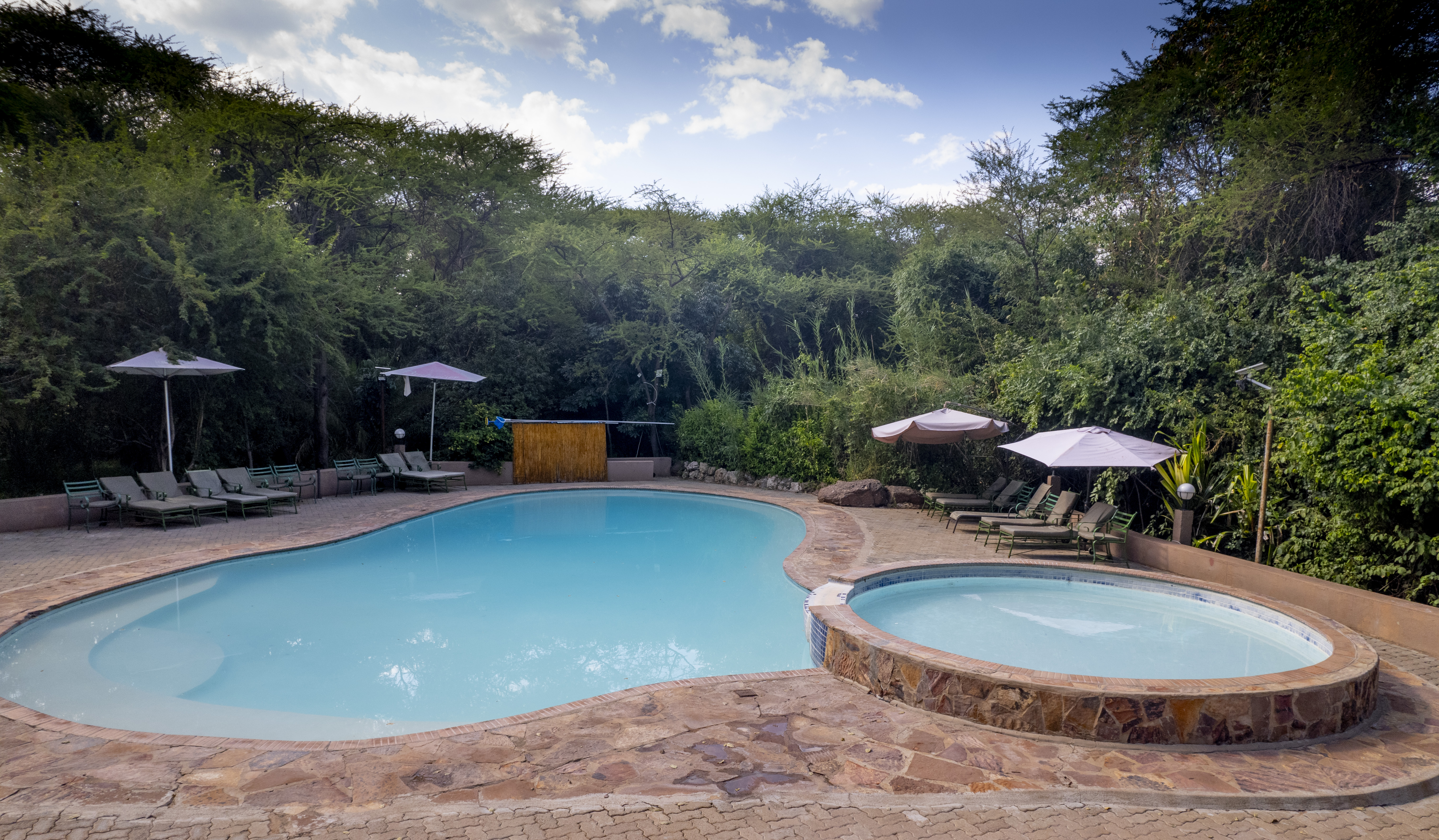 Garden view at Kwalape Safari Lodge